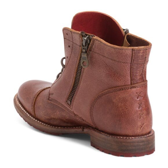 NEW BED/STU Leather Bonnie II Booties in adobe 1225 8t4 - Picture 6 of 10